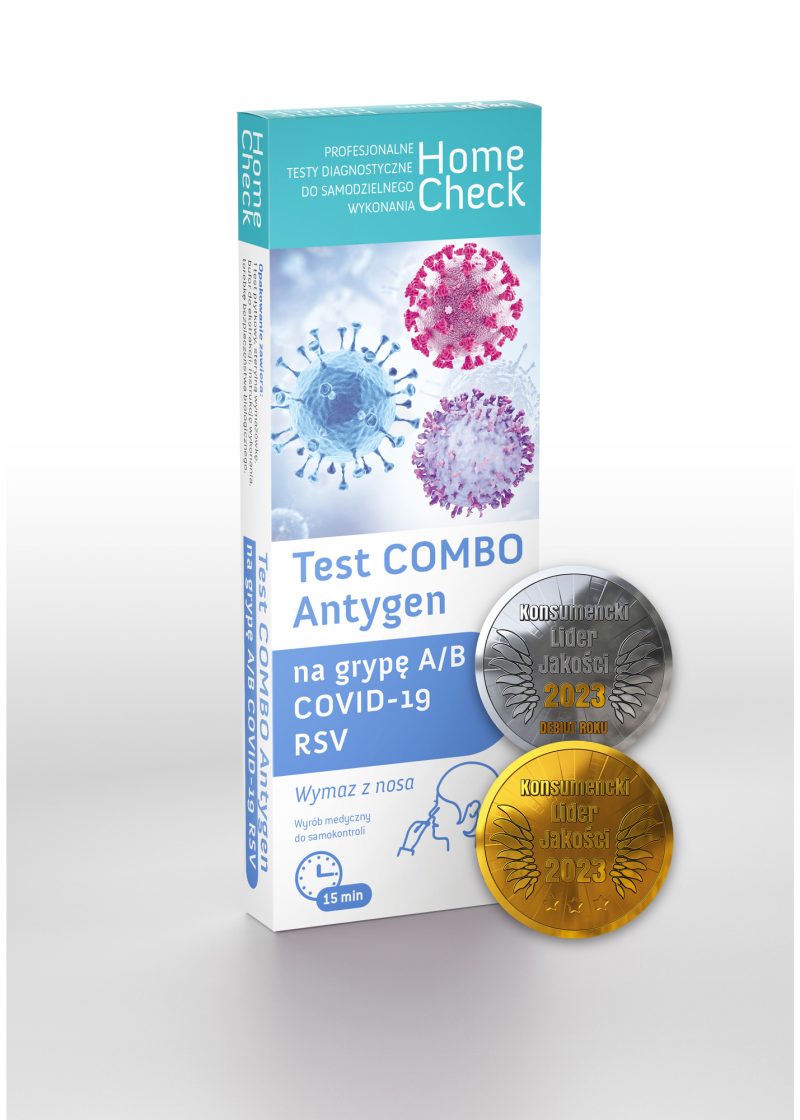 Test COMBO na grypę A/B, COVID-19, RSV