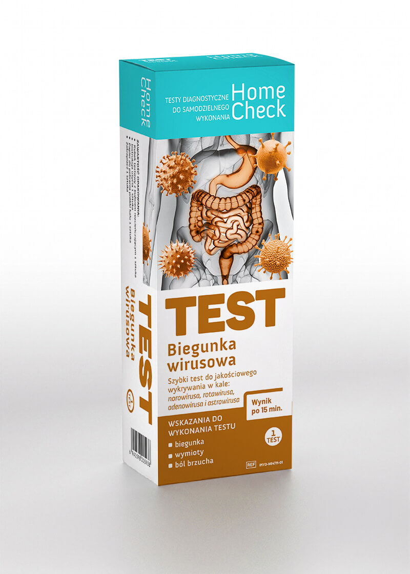 Test diagnostyczny na biegunkę wirusową - szybki test domowy