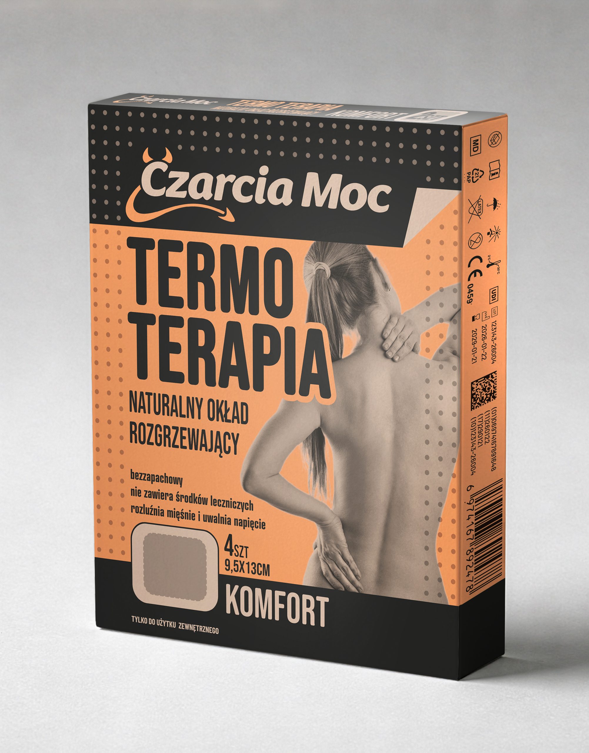 CZARCIA MOC TERMOTERAPIA KOMFORT 4 sztuki